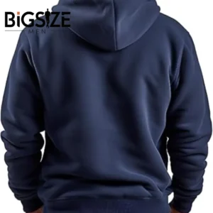 Black Hoodie with Thick Fleece Lining